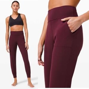Lululemon Align Jogger 28" in Cassis